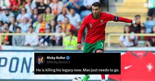 "He is killing his legacy", "Dragging Portugal down" - Fans in disbelief as Cristiano Ronaldo headlines unwanted xG list at Euro 2024
