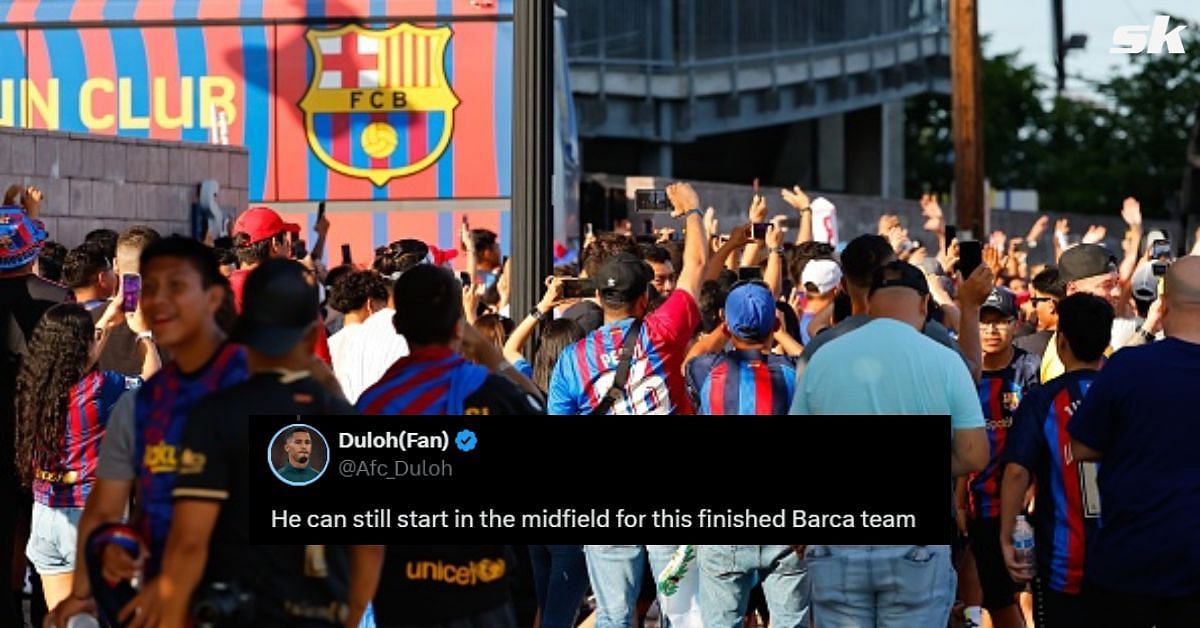 Fans react as ex-Barcelona star returns to the club in coaching role. Picture Credits: Getty, Twitter - @Afc_Duloh