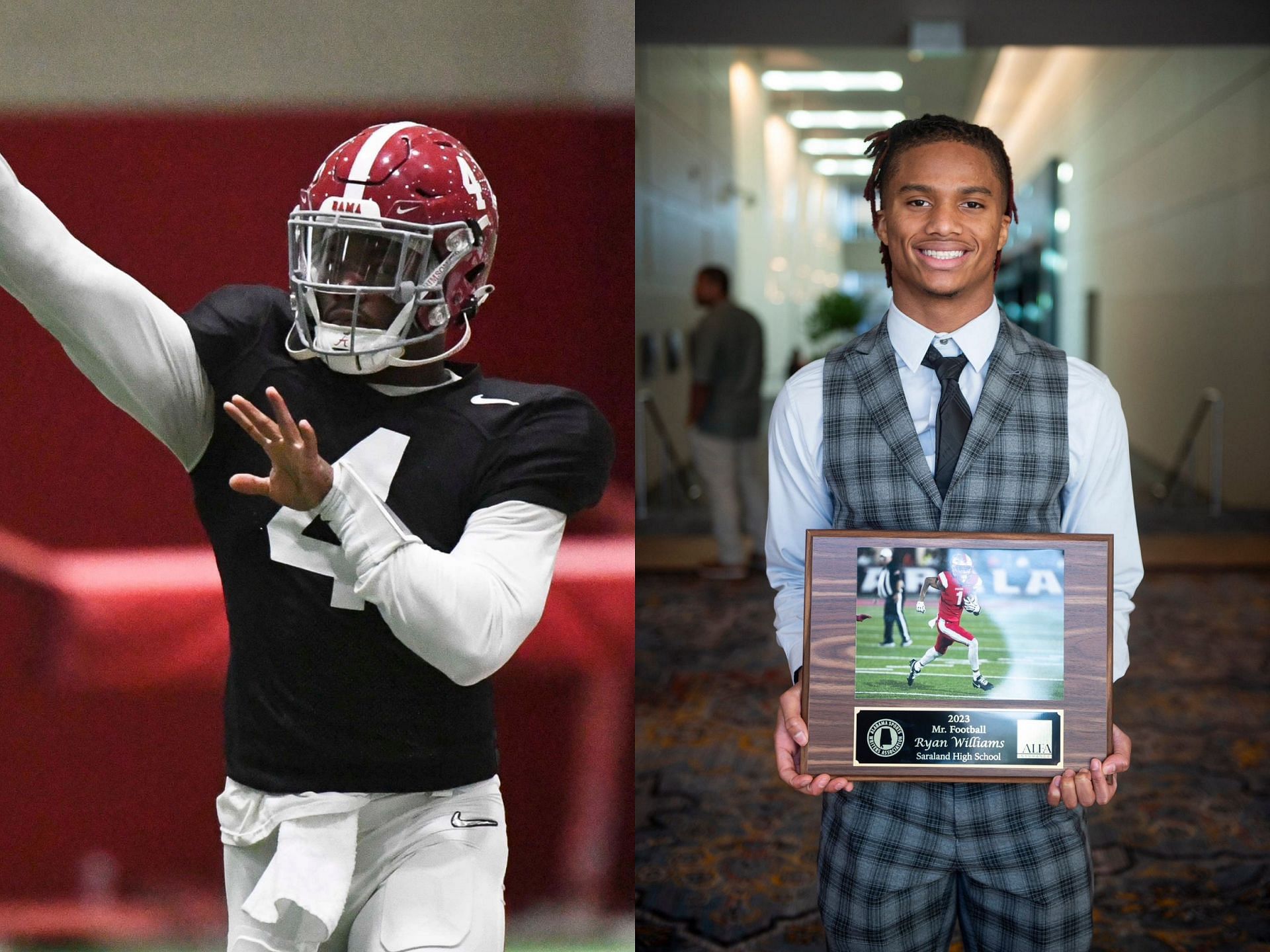 WATCH: Alabama QB Jalen Milroe Videobombs Five-star WR Ryan Williams ...