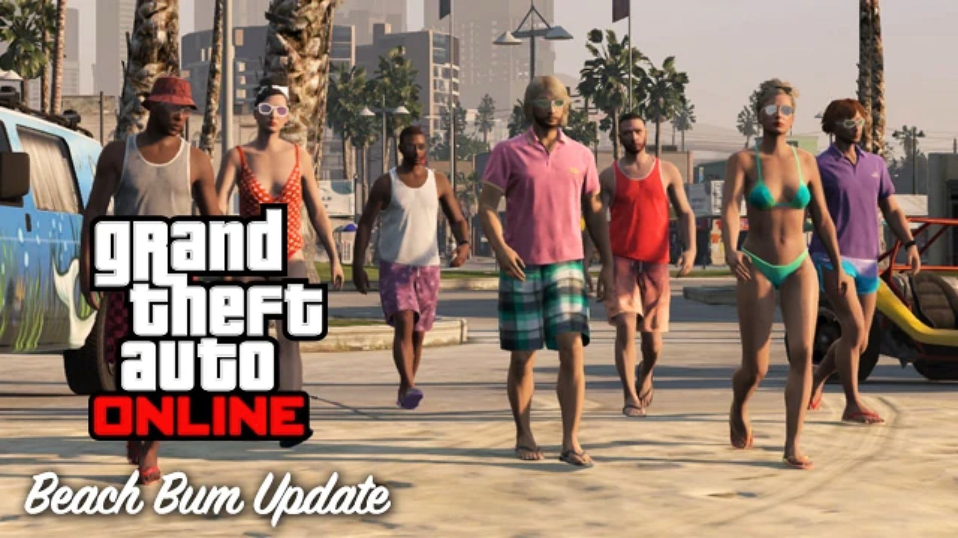 The official poster of the first-ever GTA Online update (Image via Rockstar Games)