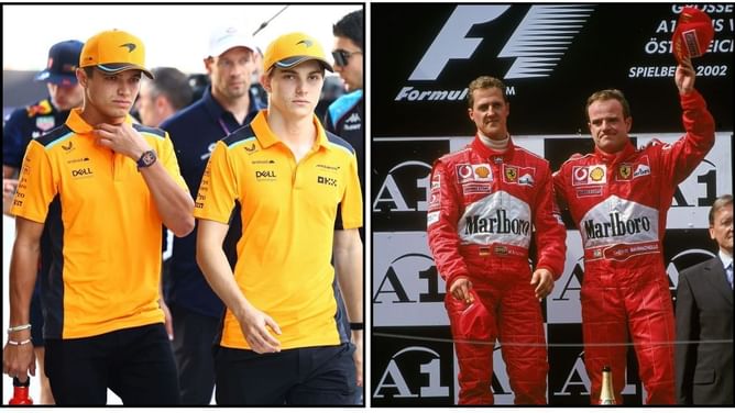 "Remember Austria 2002": Former F1 world champion compares the Lando Norris-Oscar Piastri drama to the scandal involving Michael Schumacher