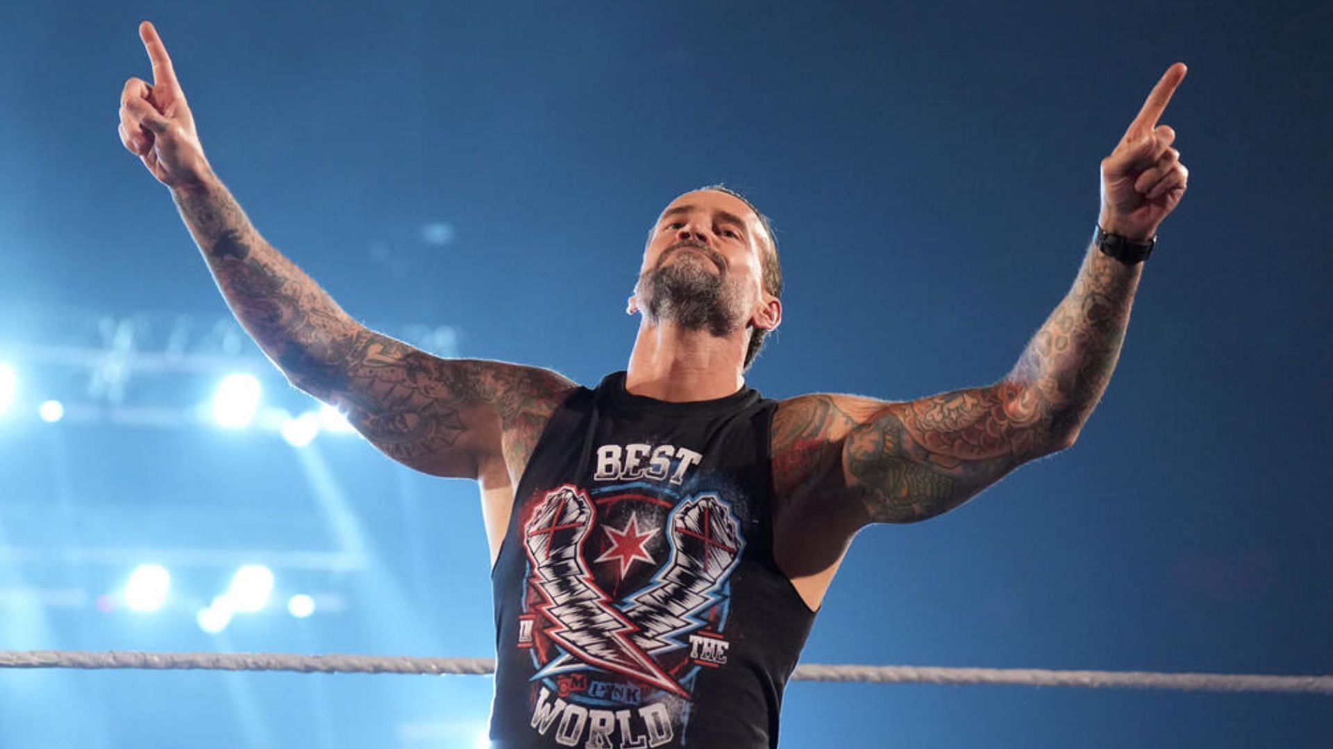 Punk made an appearance last night on RAW. [Photo: WWE.com]