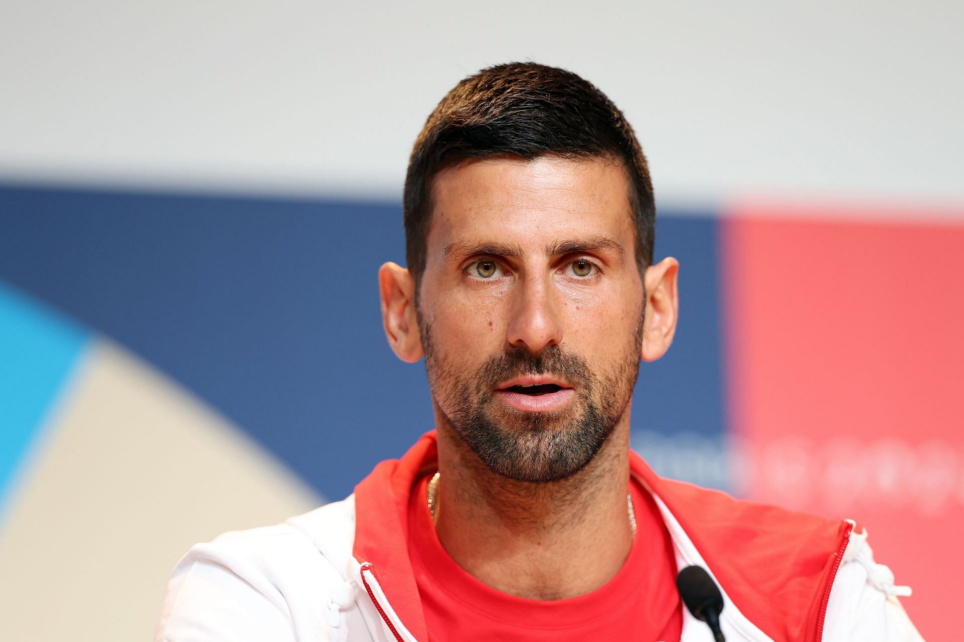 Novak Djokovic at the 2024 Paris Olympic Games (Source: Getty)