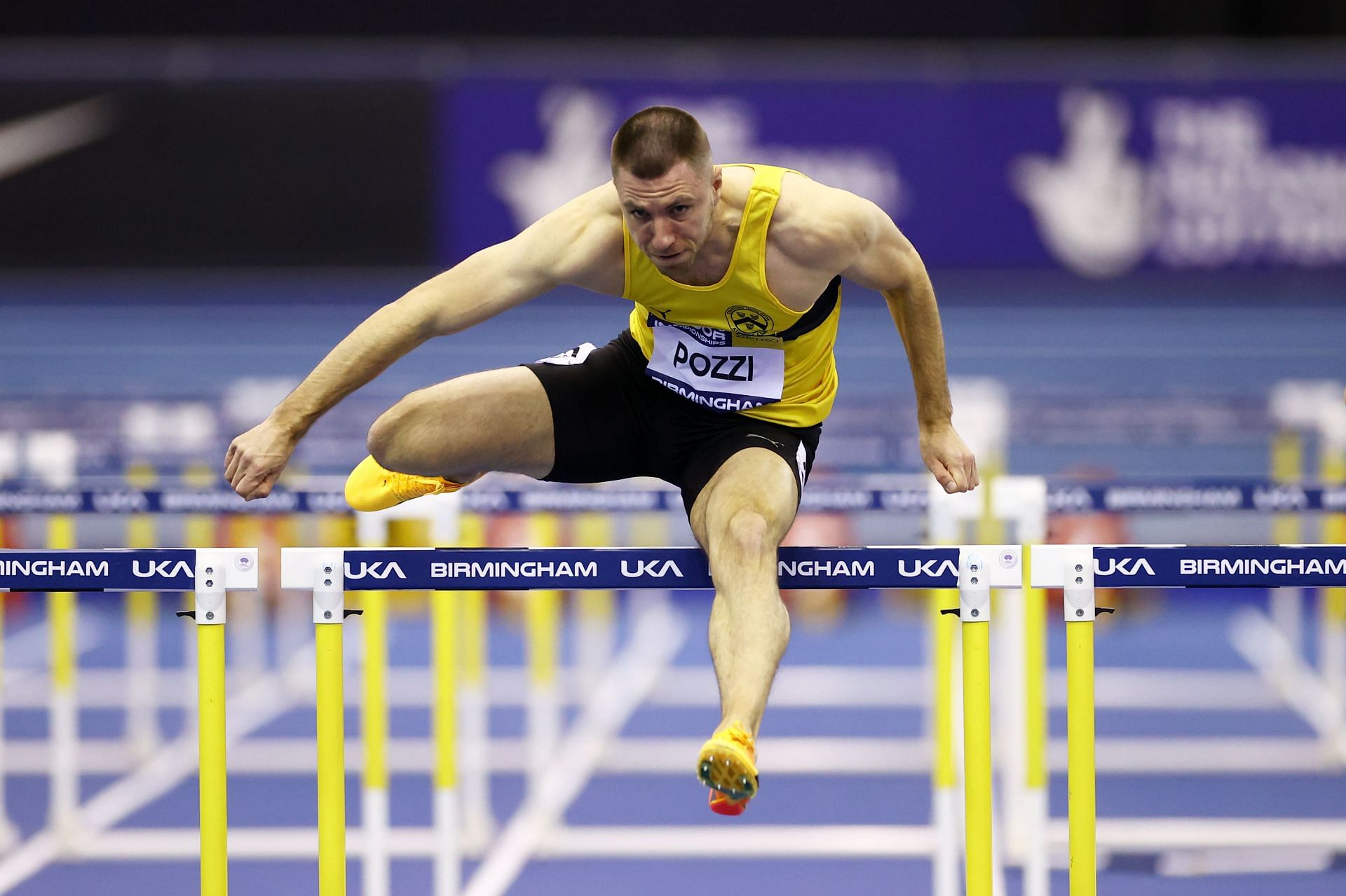 Andrew Pozzi at UK Athletics Indoor Championships - Day One