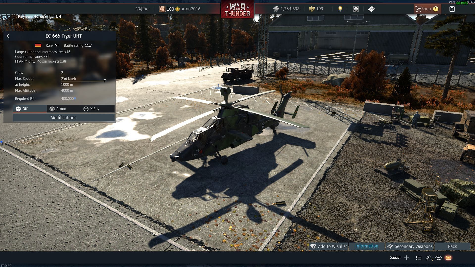 The Tiger UHT in War Thunder (Image via Gaijin Entertainment)