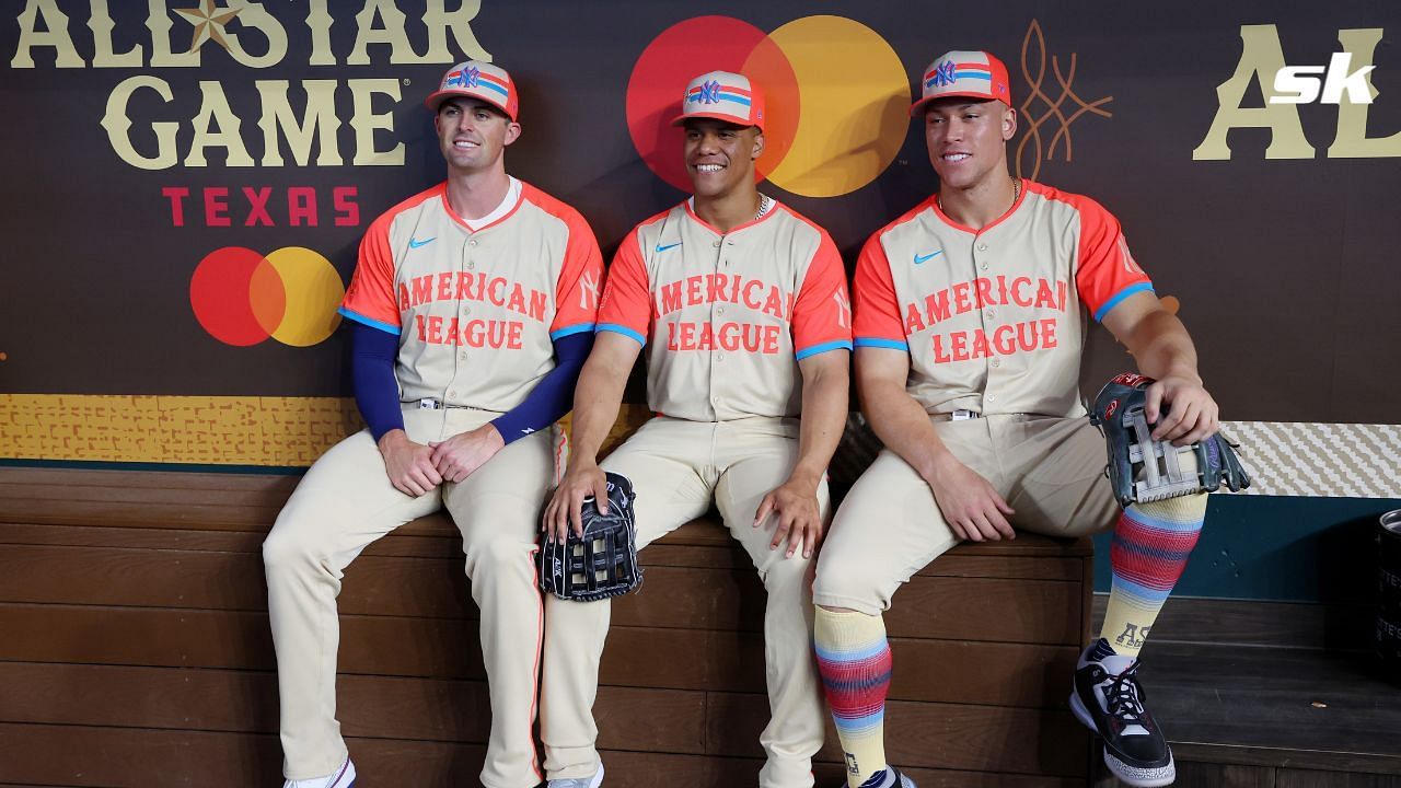 WATCH: Juan Soto hams it up at All-Star Game with Aaron Judge and Yankees stars