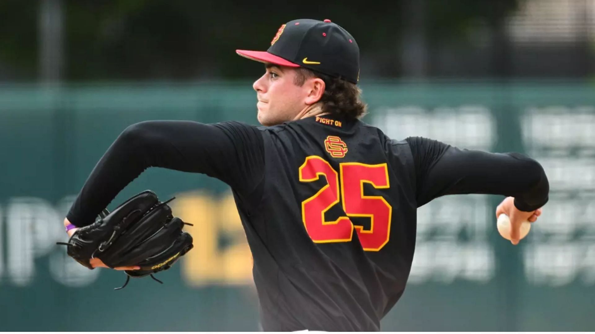 Fisher Johnson had a 1.50 ERA in 11 games for USC this past season (Image via USC Trojans website)