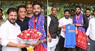 “Thank you so much sir” – Mohammed Siraj reacts as Telangana CM Revanth Reddy felicitates him for 2024 T20 World Cup win