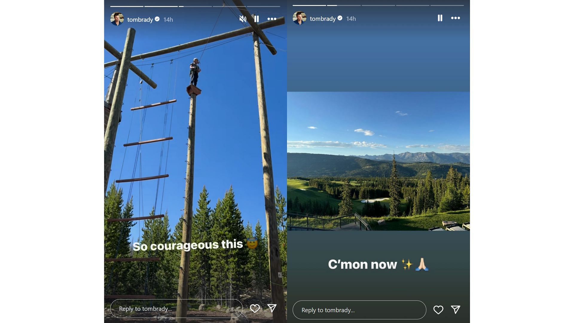 Tom Brady shares snaps from relaxing adventure trip with children (Image credit: @tombrady IG)