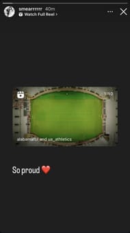 Samira Saban’s Instagram story