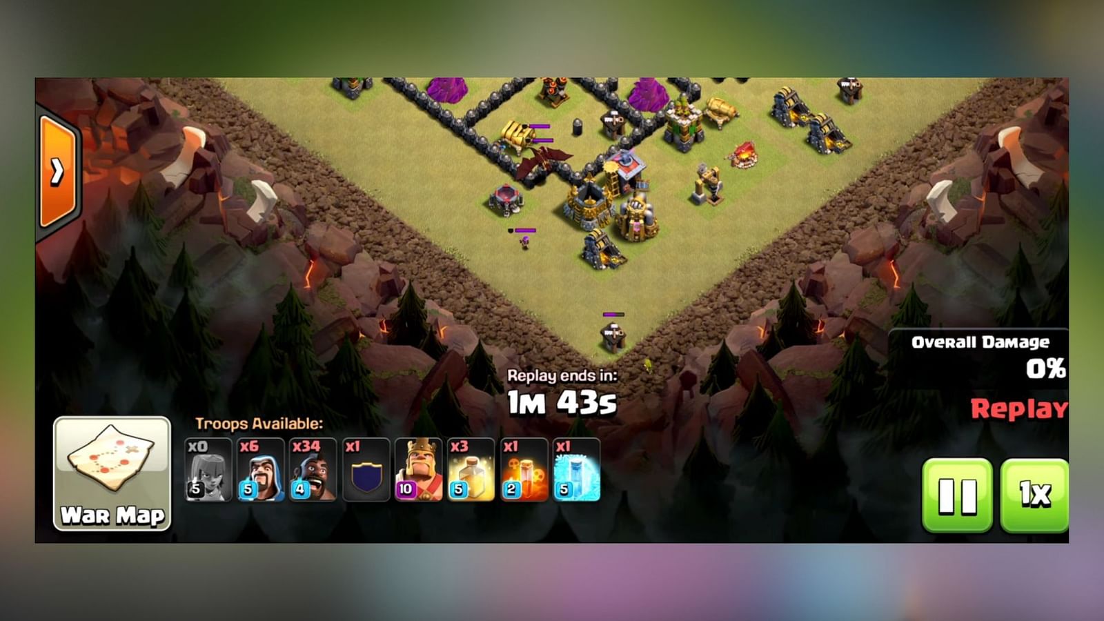 Clash of Clans Town Hall 8 Mass Hogs attacking strategy: Army ...