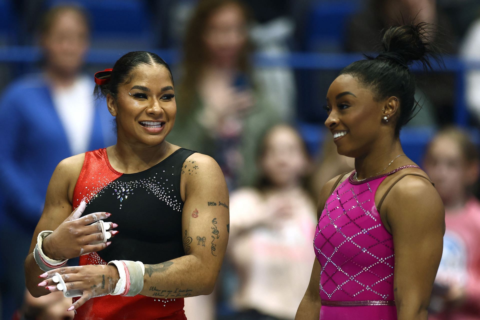 2024 Core Hydration Classic-Simone Biles and Jordan Chiles (Image via Getty)