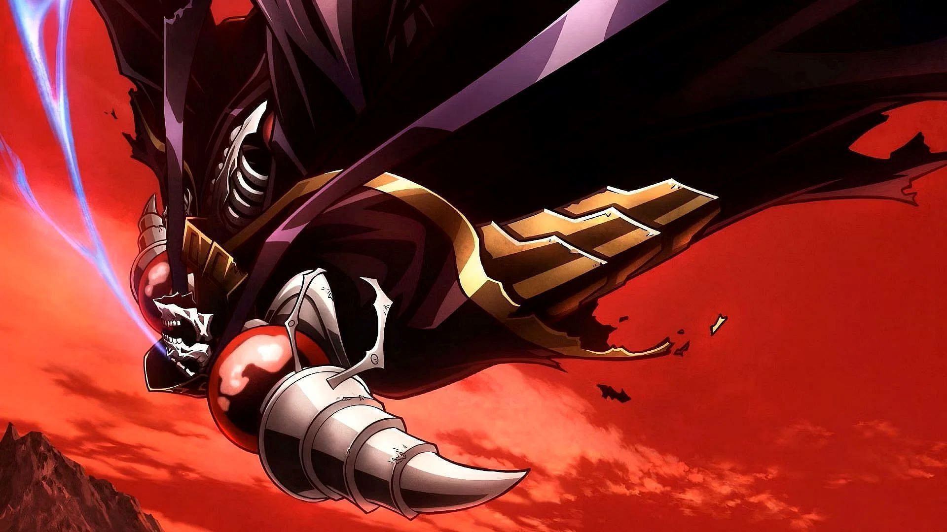 Ainz, as seen in the movie&#039;s visual (Image via Madhouse)