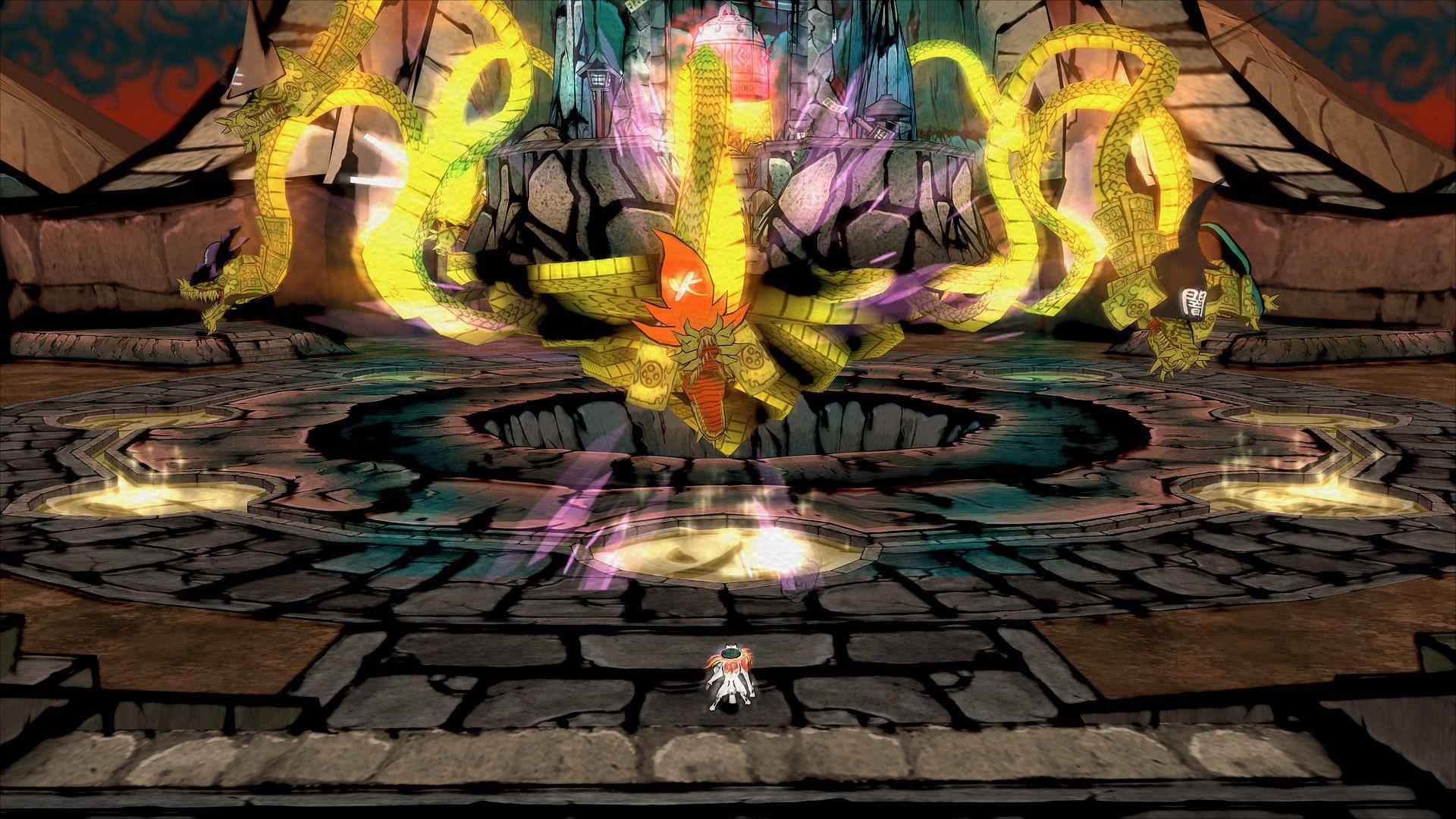 The majestic visuals of Okami (Image via CAPCOM)