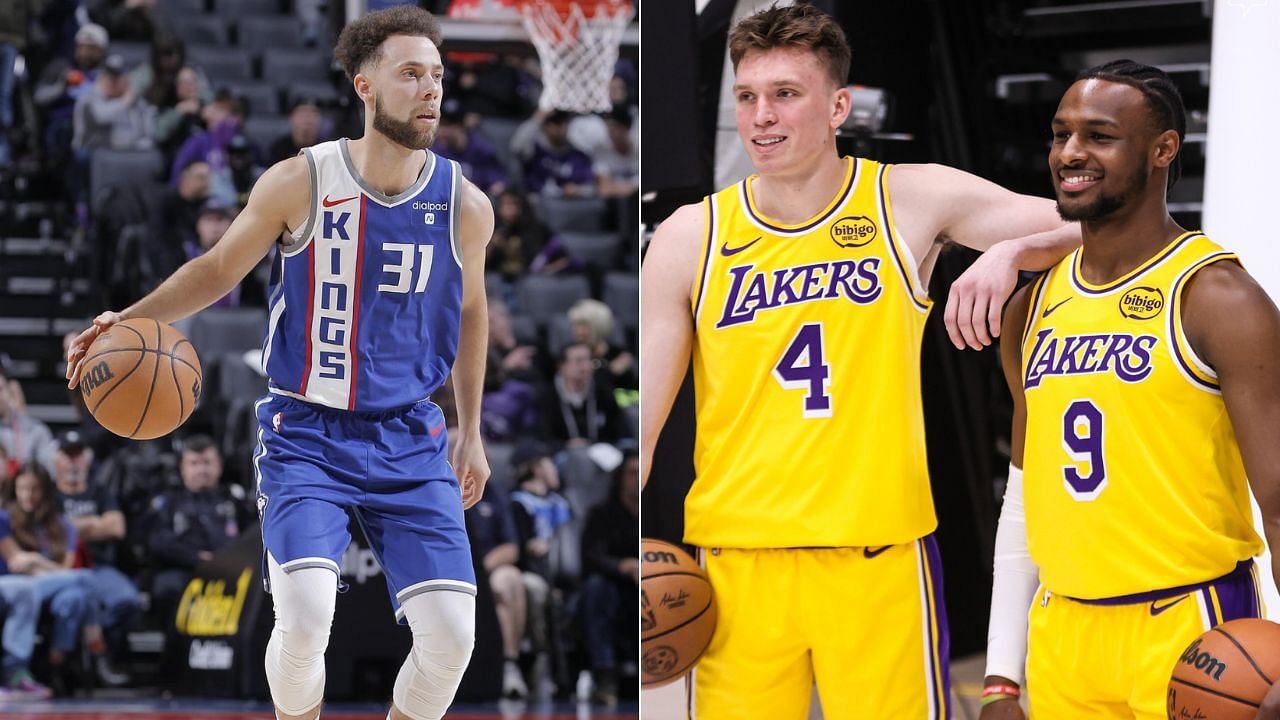 LA Lakers vs Sacramento Kings 1 Prediction and Preview (Images via Lakers X, Jordan Ford