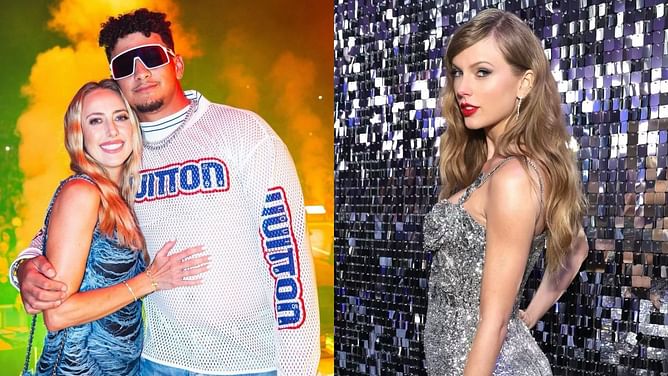 WATCH: Brittany and Patrick Mahomes groove to Taylor Swift's Lover as couple arrives in Amsterdam for Eras Tour