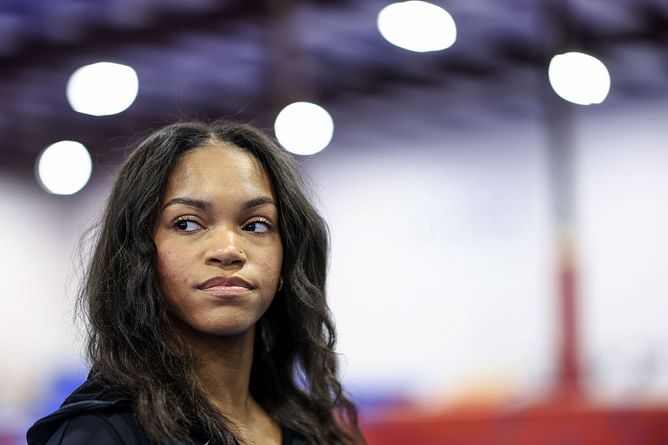 "Missing it"- Shilese Jones reminisces over practicing uneven bars after withdrawing from US Olympic trials due to injury