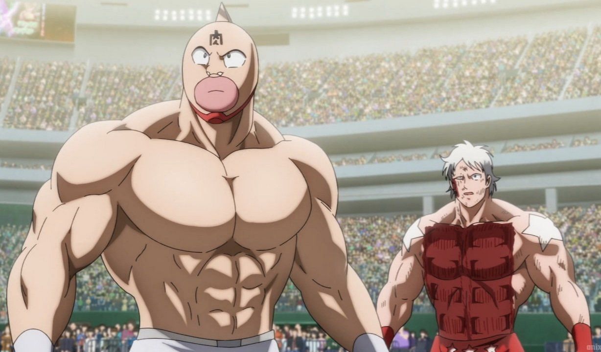 Kinnikuman and Terryman together again (Image via Production I.G.)