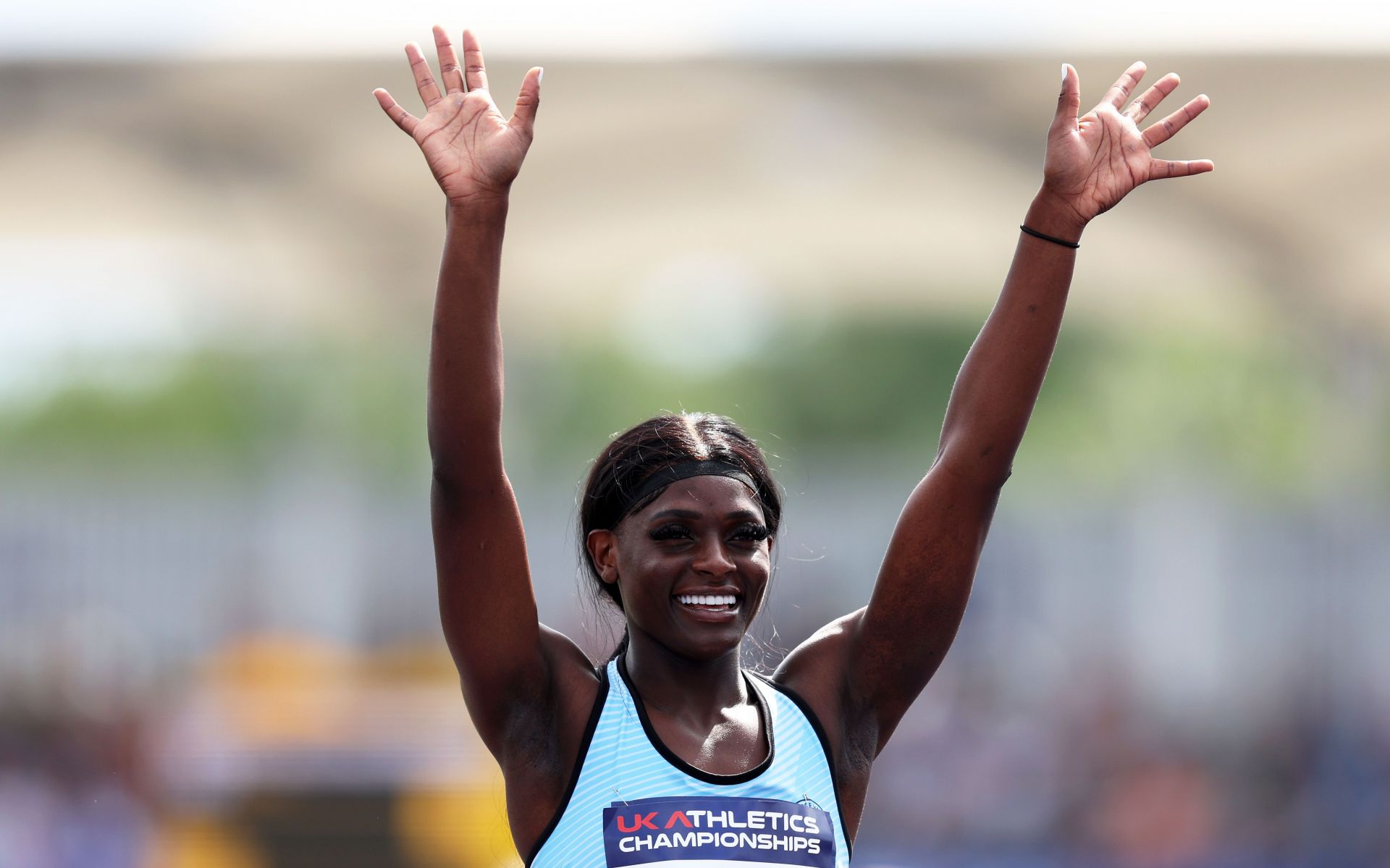 Daryll Neita at the UK Athletics Championships 2023. (Photo by Matt McNulty/Getty Images)