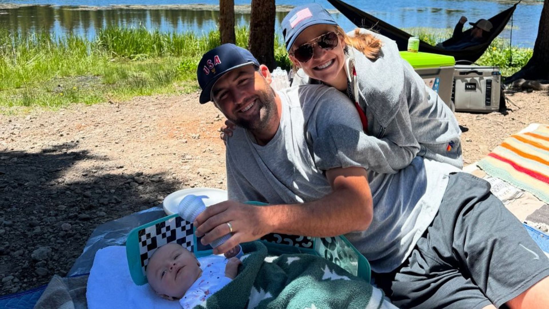 Scottie Scheffler with his wife Meredith and son Bennett (Source: Instagram/scottie.scheffler)