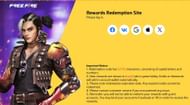 रिडीम कोड (Image via Garena/Screenshot)