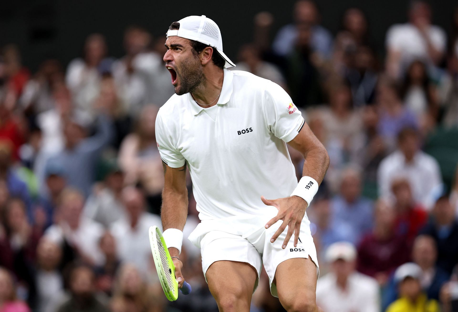 Matteo Berrettini at Wimbledon 2024. (Photo: Getty)