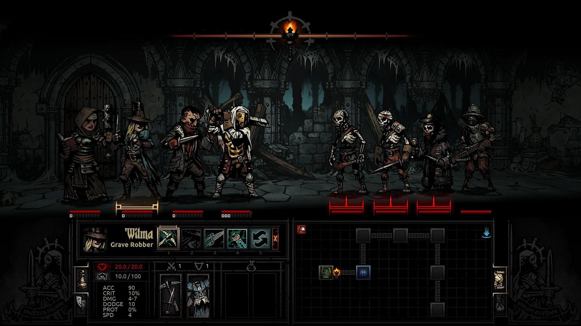 Darkest Dungeon (Image via Red Hook Studios)