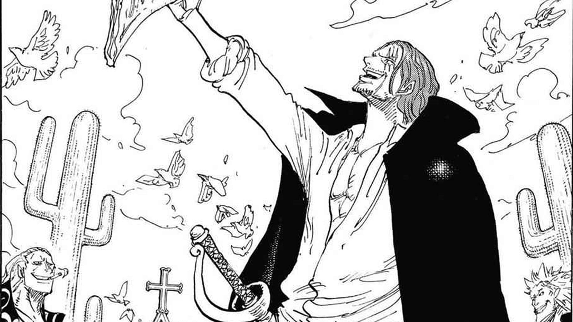 Shanks attending a certain wedding (Image via Shueisha)