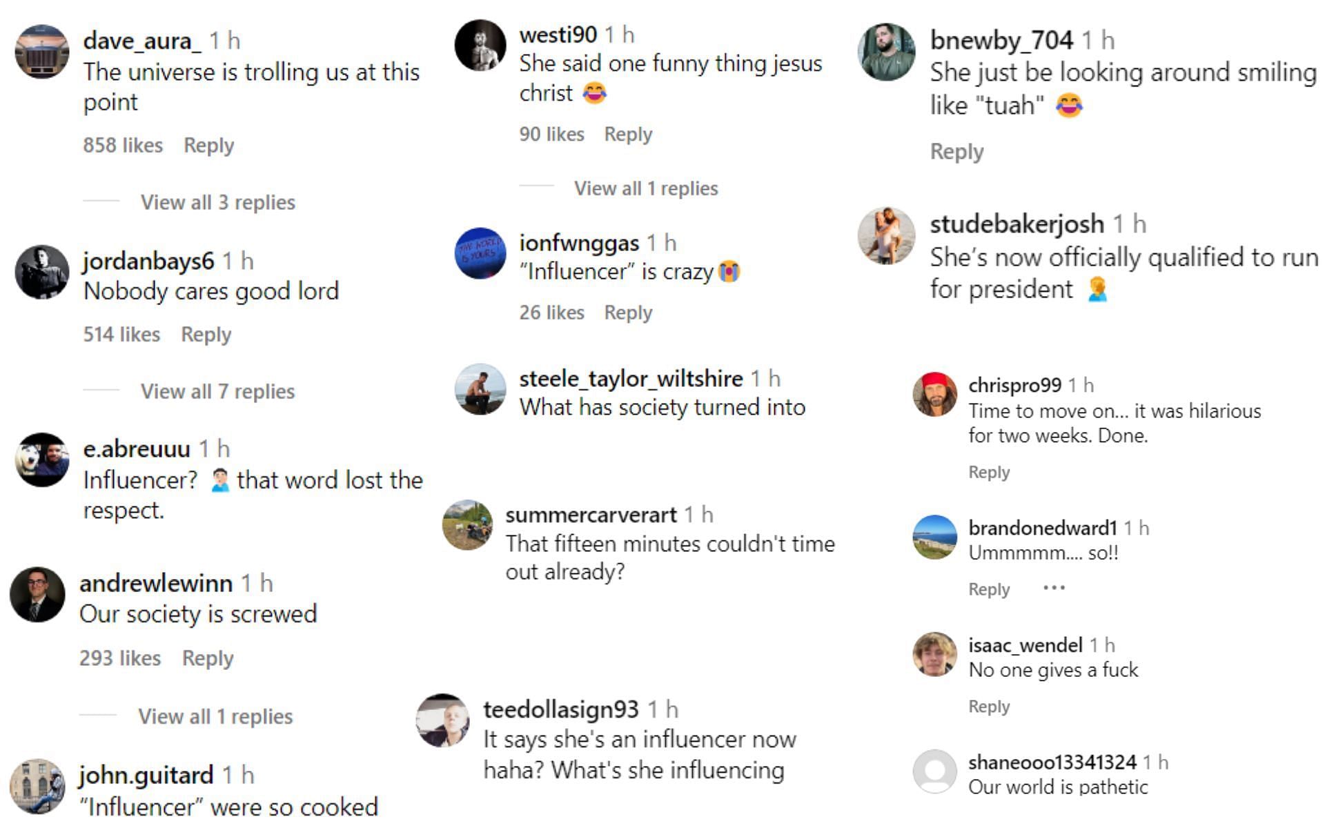 Fans react to the video of Hailey Welch at the recent Karate Combat event [Images courtesy: @ufcfightpass on Instagram]