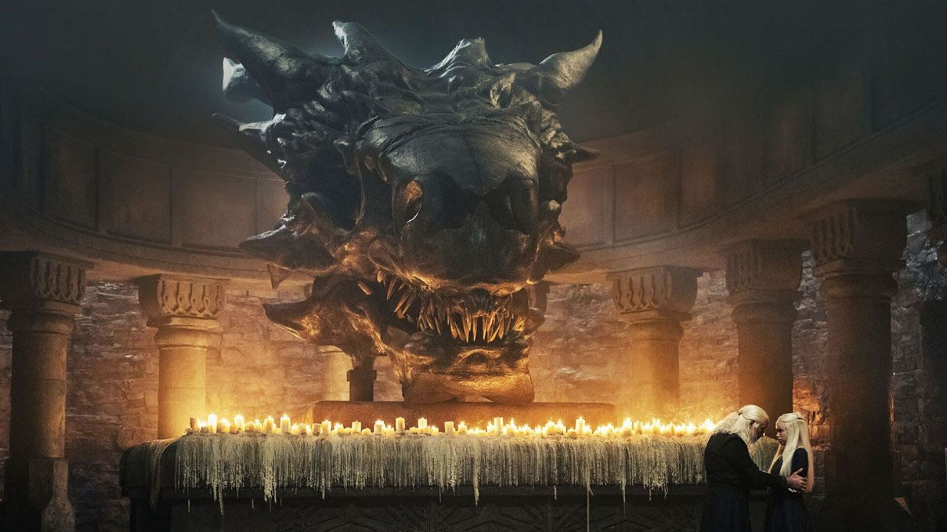 Balerion the Black Dread in House of the Dragon (image via HBO)