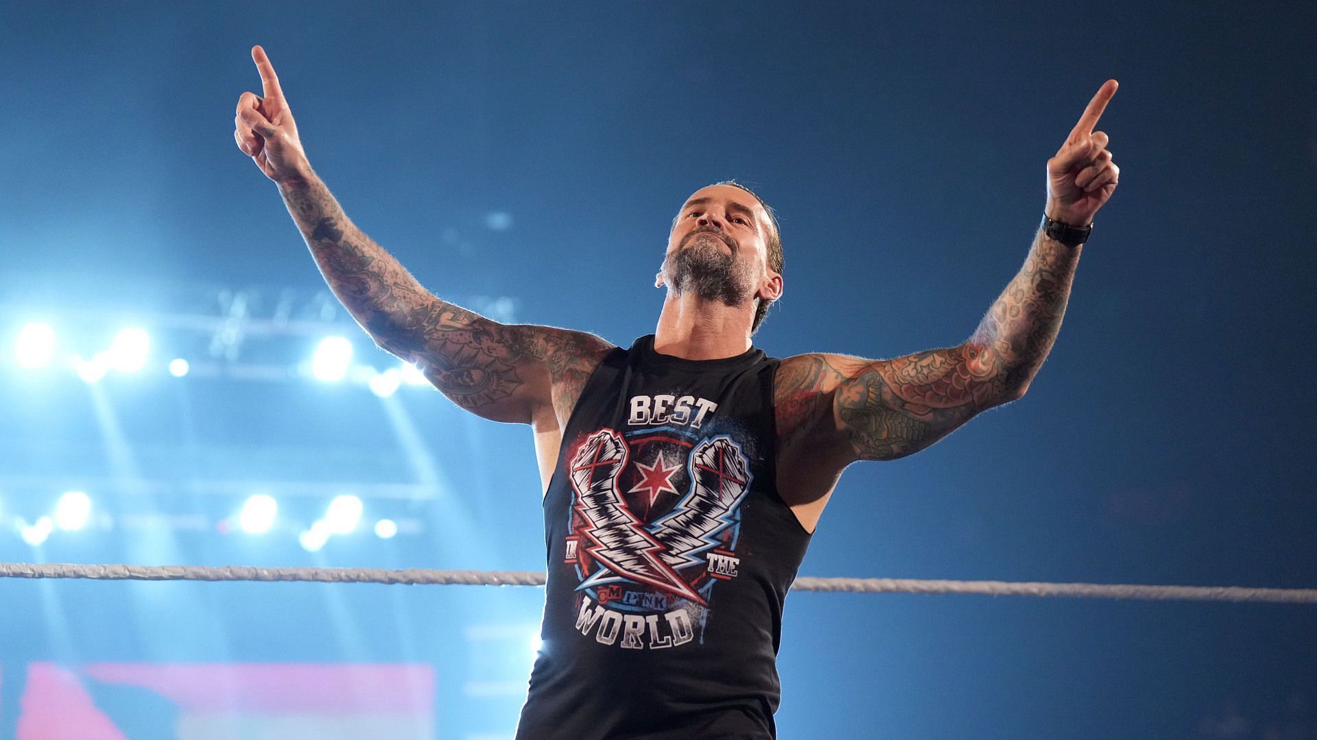 CM Punk salutes the WWE Universe on RAW