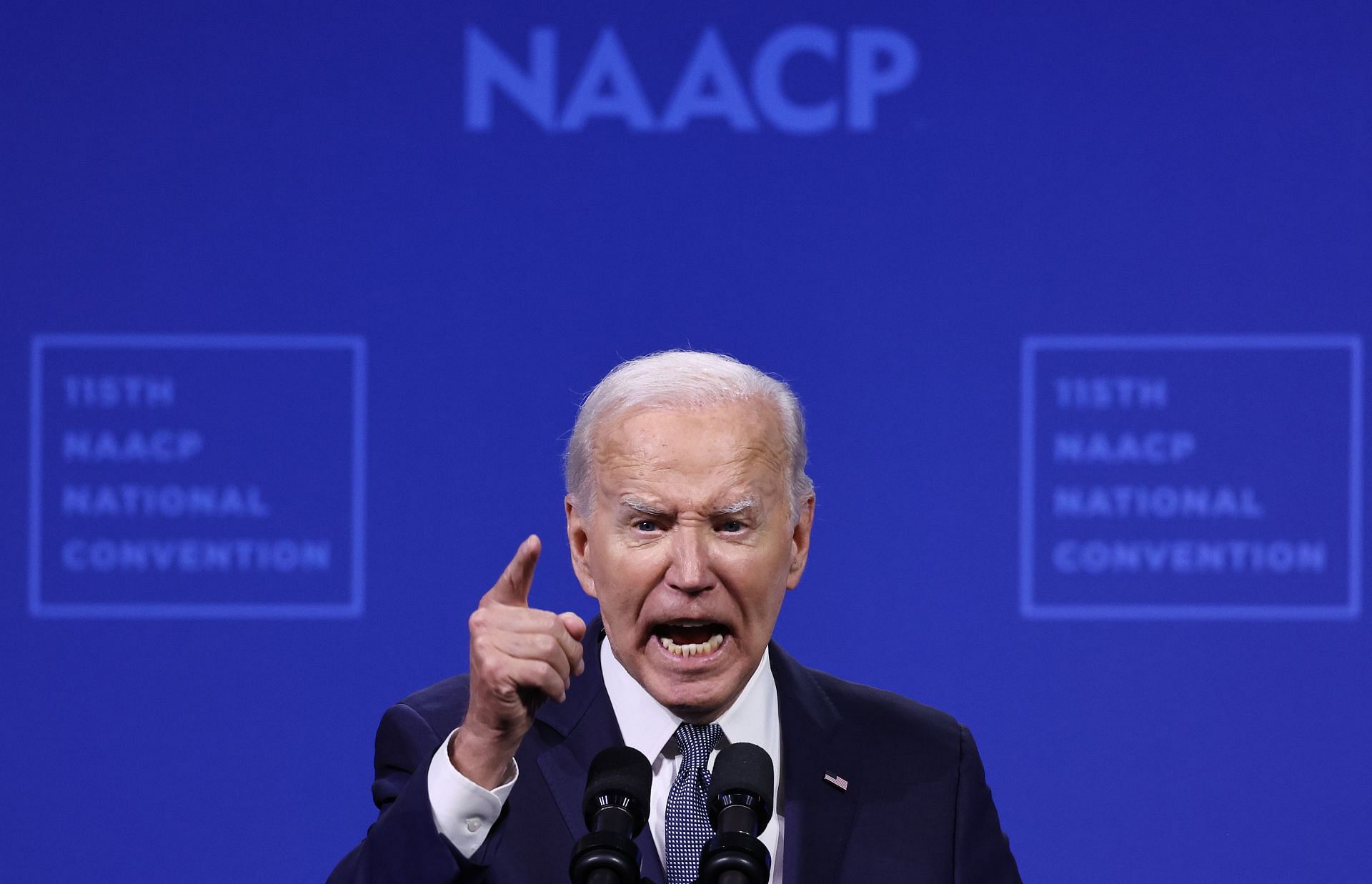 President Biden Addresses NAACP Convention In Las Vegas