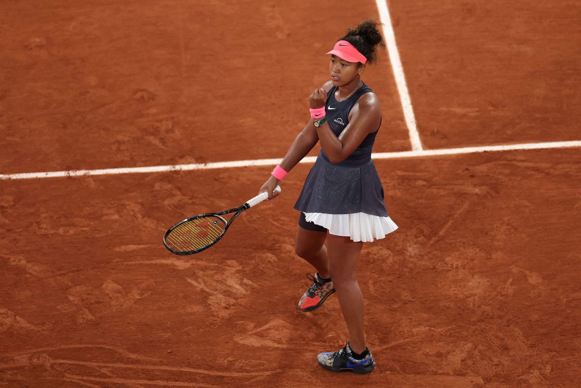 Naomi Osaka at the 2024 French Open. (Source: GETTY)