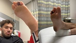 "Another three-month break" — Fans react as Adin Ross reveals he broke his toe
