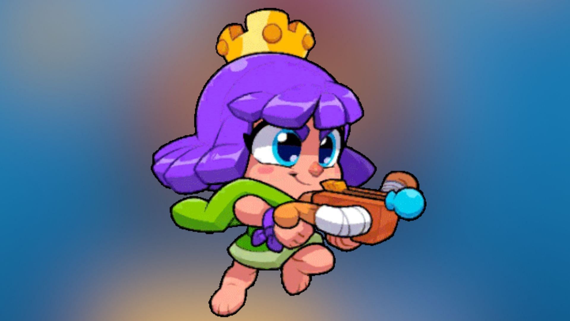 Baby Archer Queen helps all the ranged units around her to attack faster (Image via SuperCell)