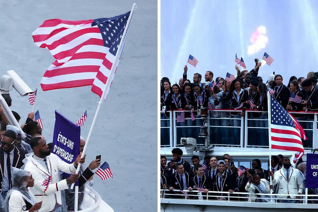 WATCH: First visuals of LeBron James making history as Team USA&rsquo;s flag bearer in 2024 Olympics (Image: Team USA - Instagram)