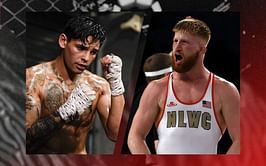 UFC star Bo Nickal gives three-word reaction to Ryan Garcia struggling with wrestling amid drug fail and suspension