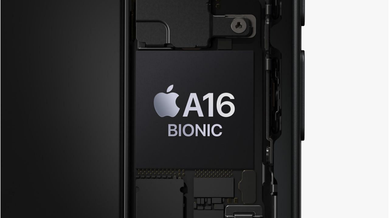 Samsung Galaxy S24 Plus vs iPhone 15 Plus: The Apple iPhone 15 Plus is powered by the A16 Bionic chip (Image via Apple)