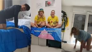 [Watch] Athletes post hilarious videos of jumping and running on Paris 2024 Olympics cardboard beds