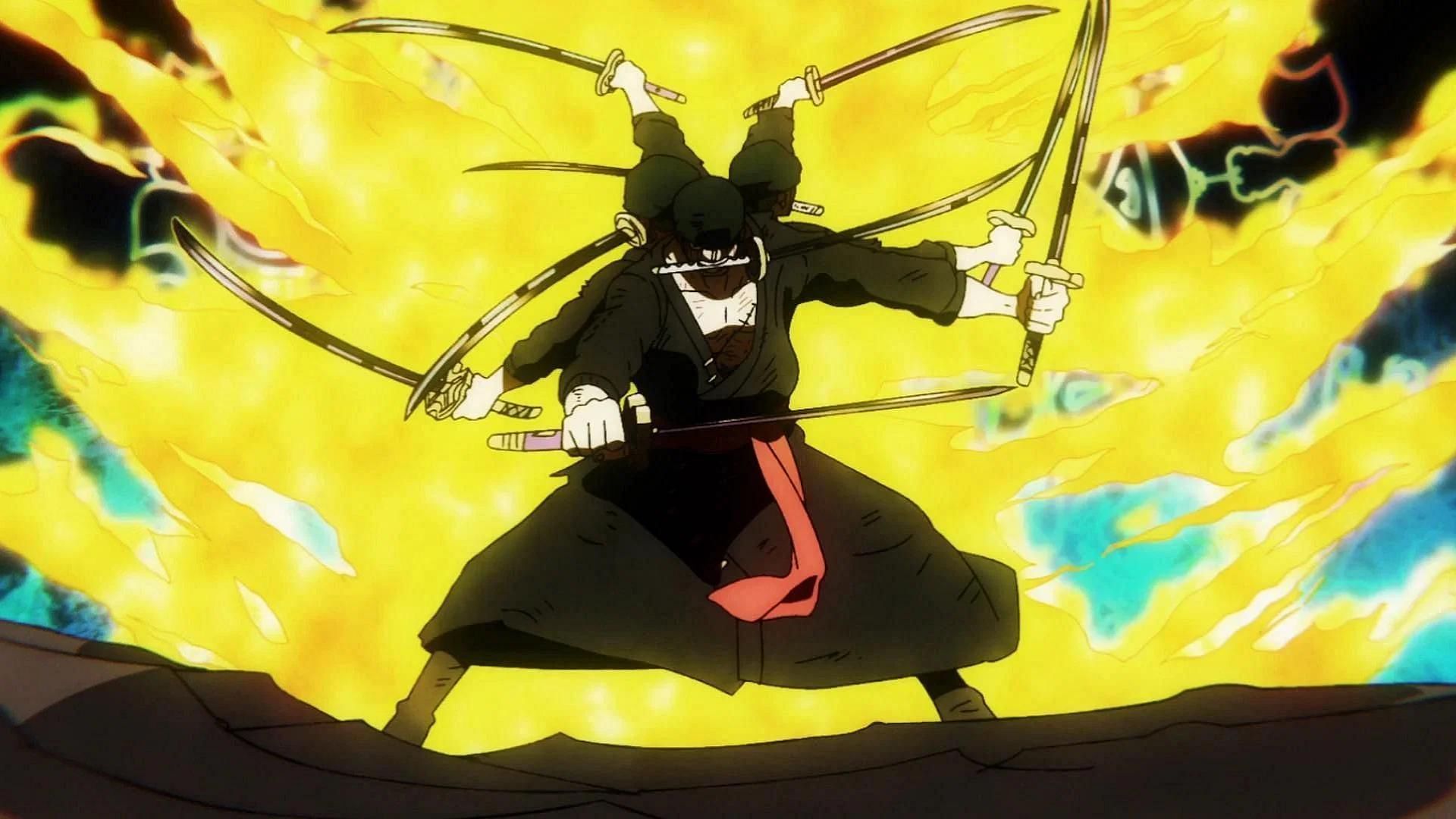 Zoro uses Asura (Image via Toei Animation)