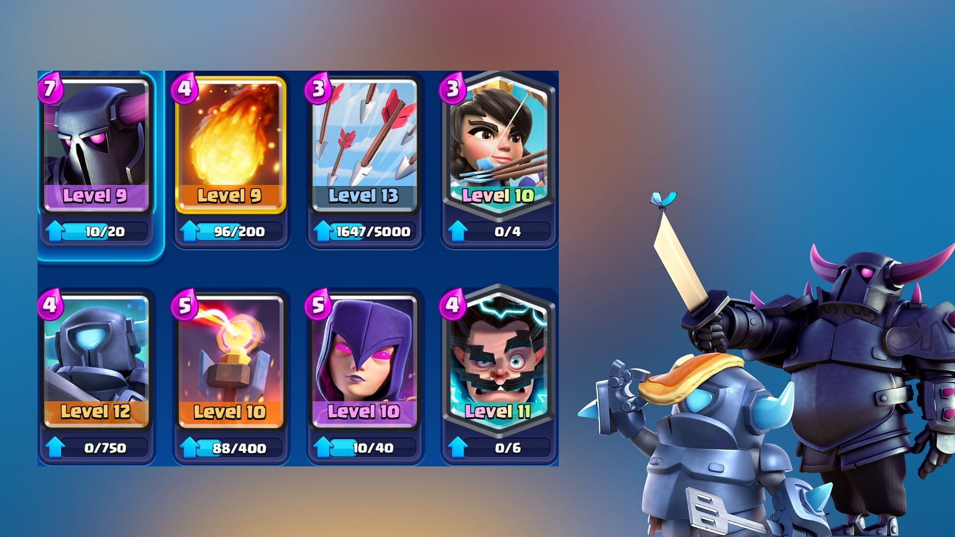 Princess Duo Pekka Inferno Bait in Clash Royale (Image via Supercell)