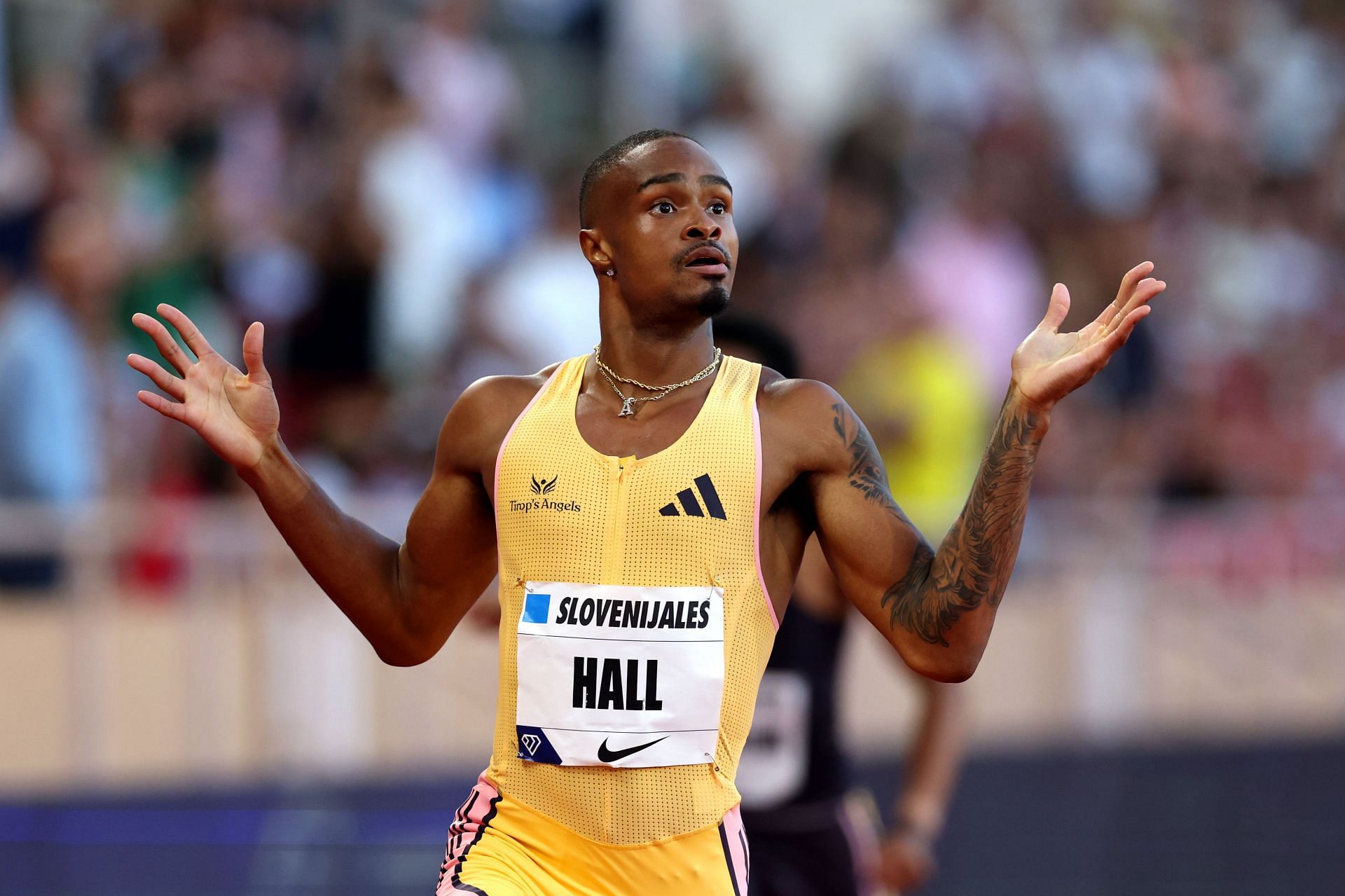 Quincy Hall is the fastest male 400m athlete of this year