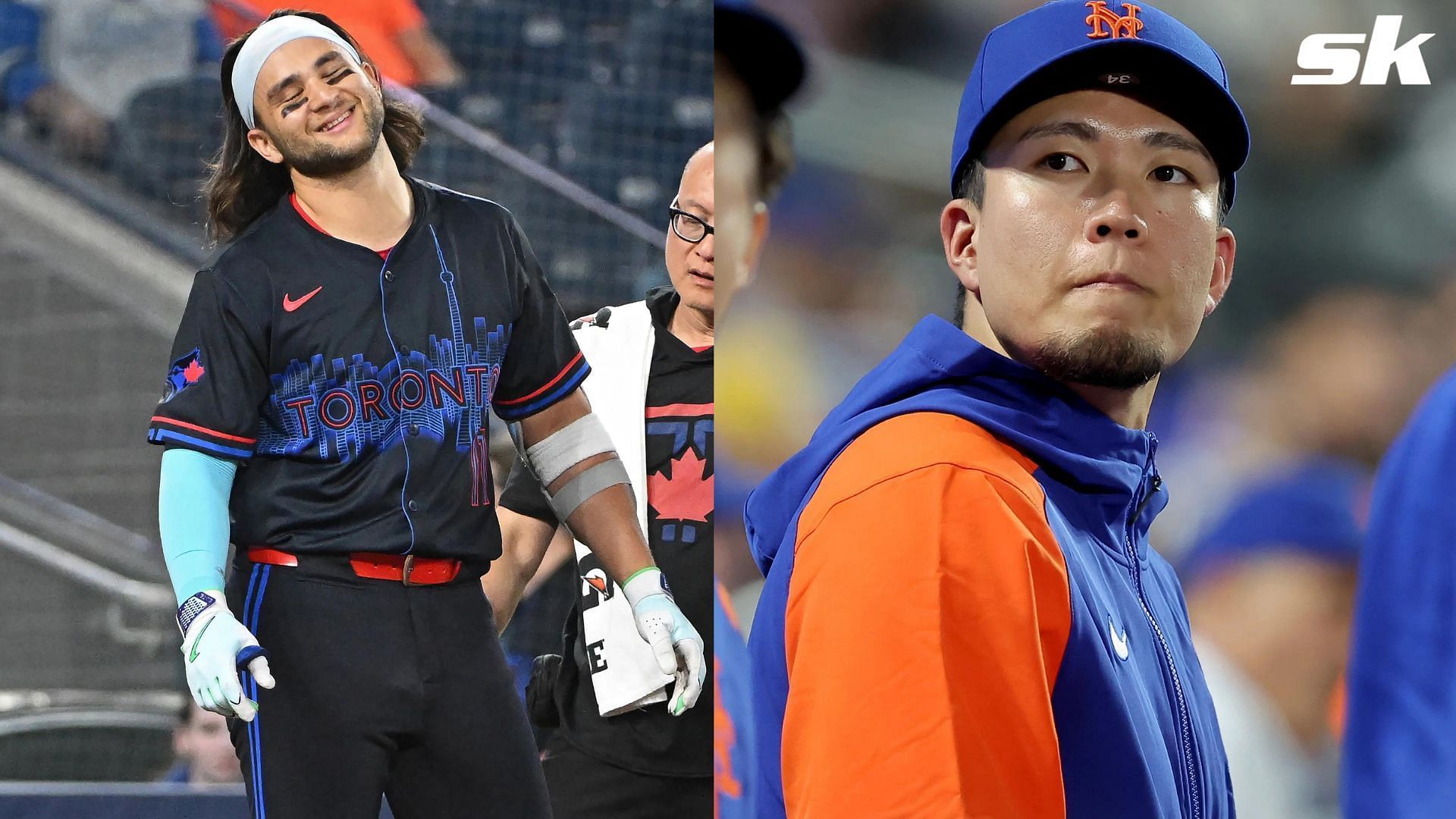 The Blue Jays and Mets have provided important injury updates on stars Bo Bichette and Kodai Senga (Photo Source: IMAGN)