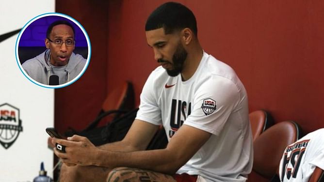 "Steve Kerr that's some bulls**t" - Stephen A. Smith rips into Team USA coach for reducing Jayson Tatum to 'waterboy' status