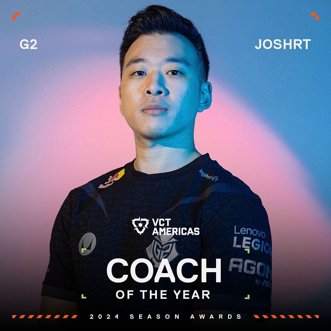 JoshRT is the winner of the Coach of the Year award (Image via Riot Games)