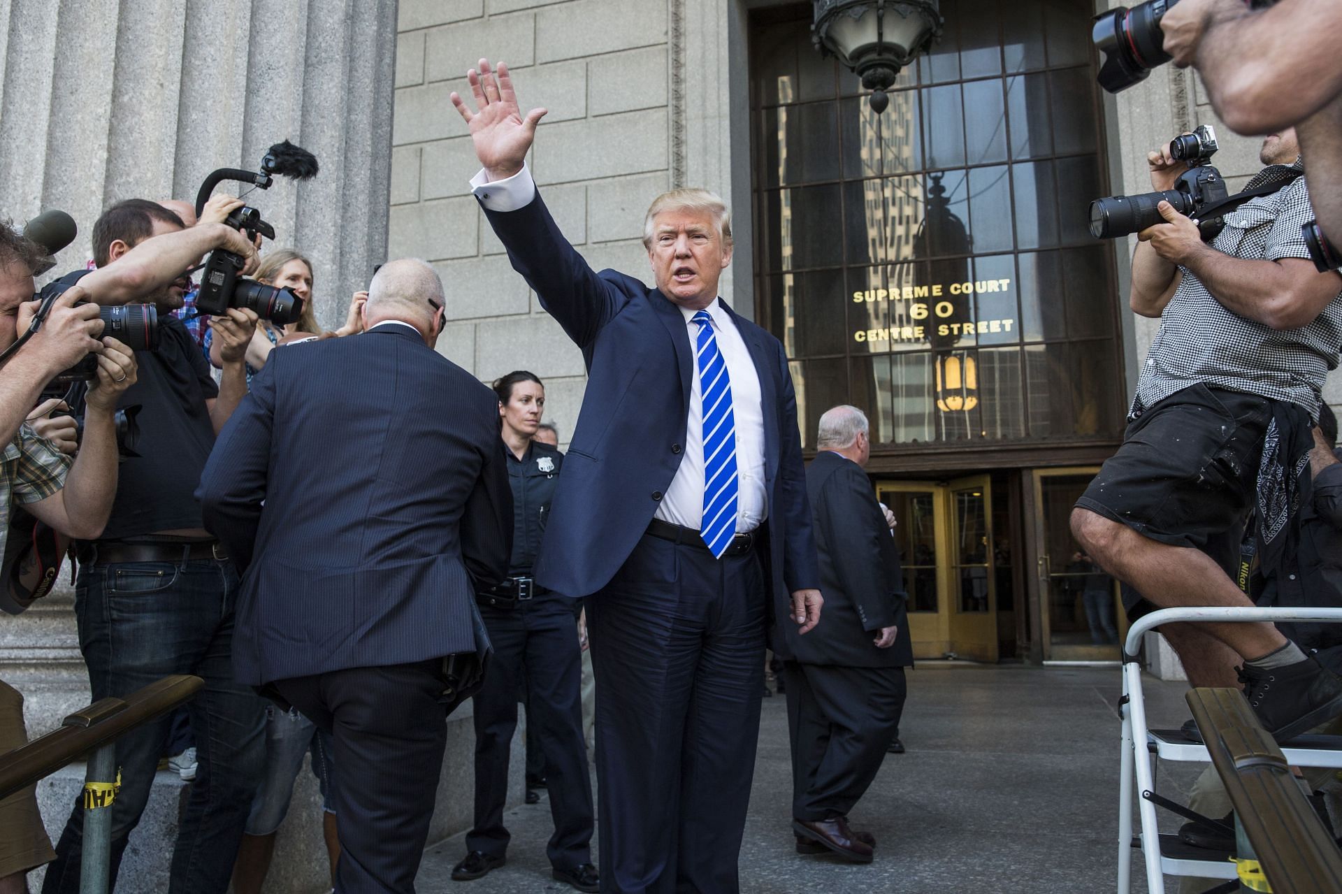 Donald Trump Reports For Jury Duty In Manhattan