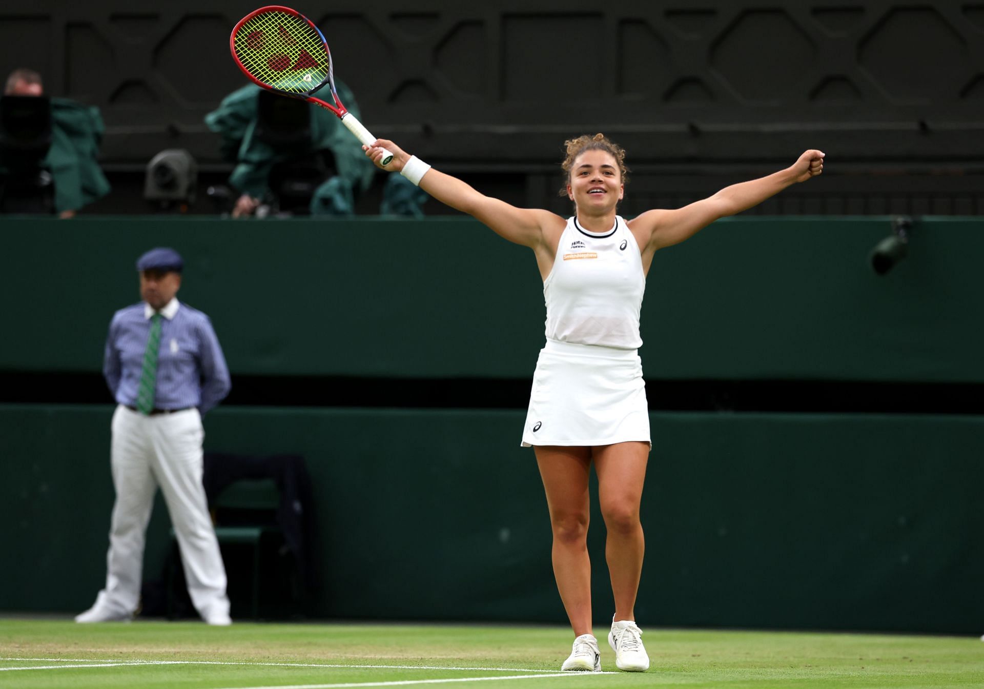 Jasmine Paolini at the 2024 Wimbledon Championships. (Photo: Getty)