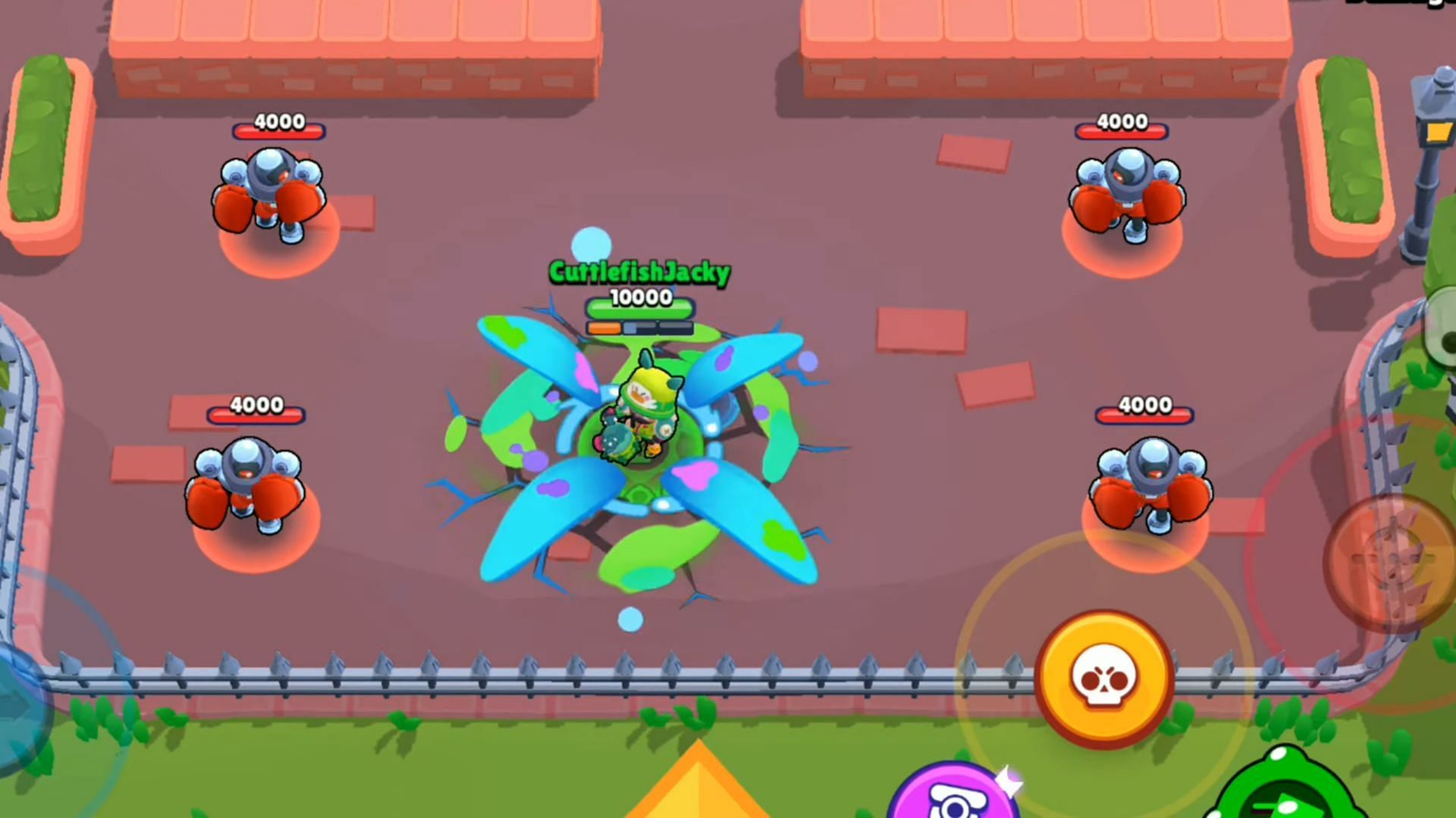 Jacky using her main attack (Image via Supercell)