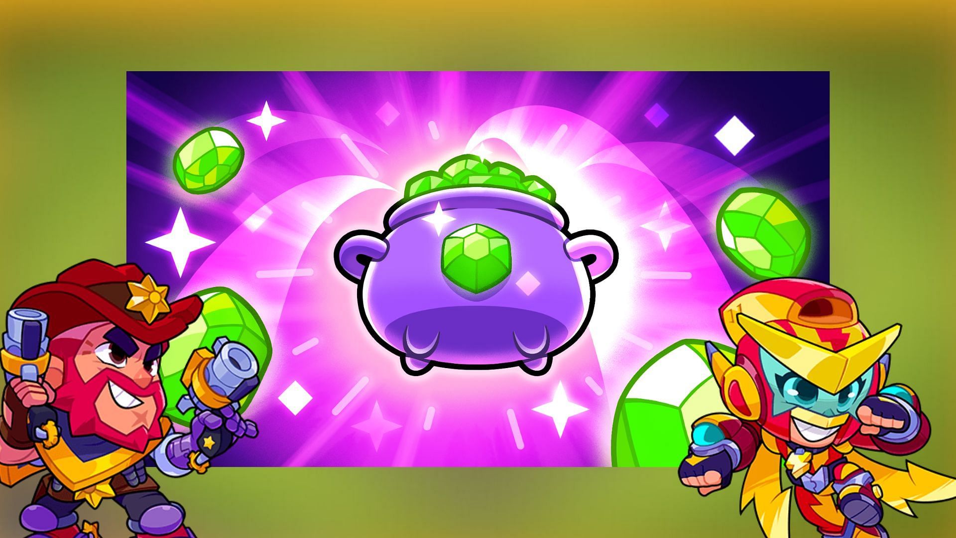 Best characters for the Gem Hot Pot battle mod in Squad Busters (Image via SuperCell)