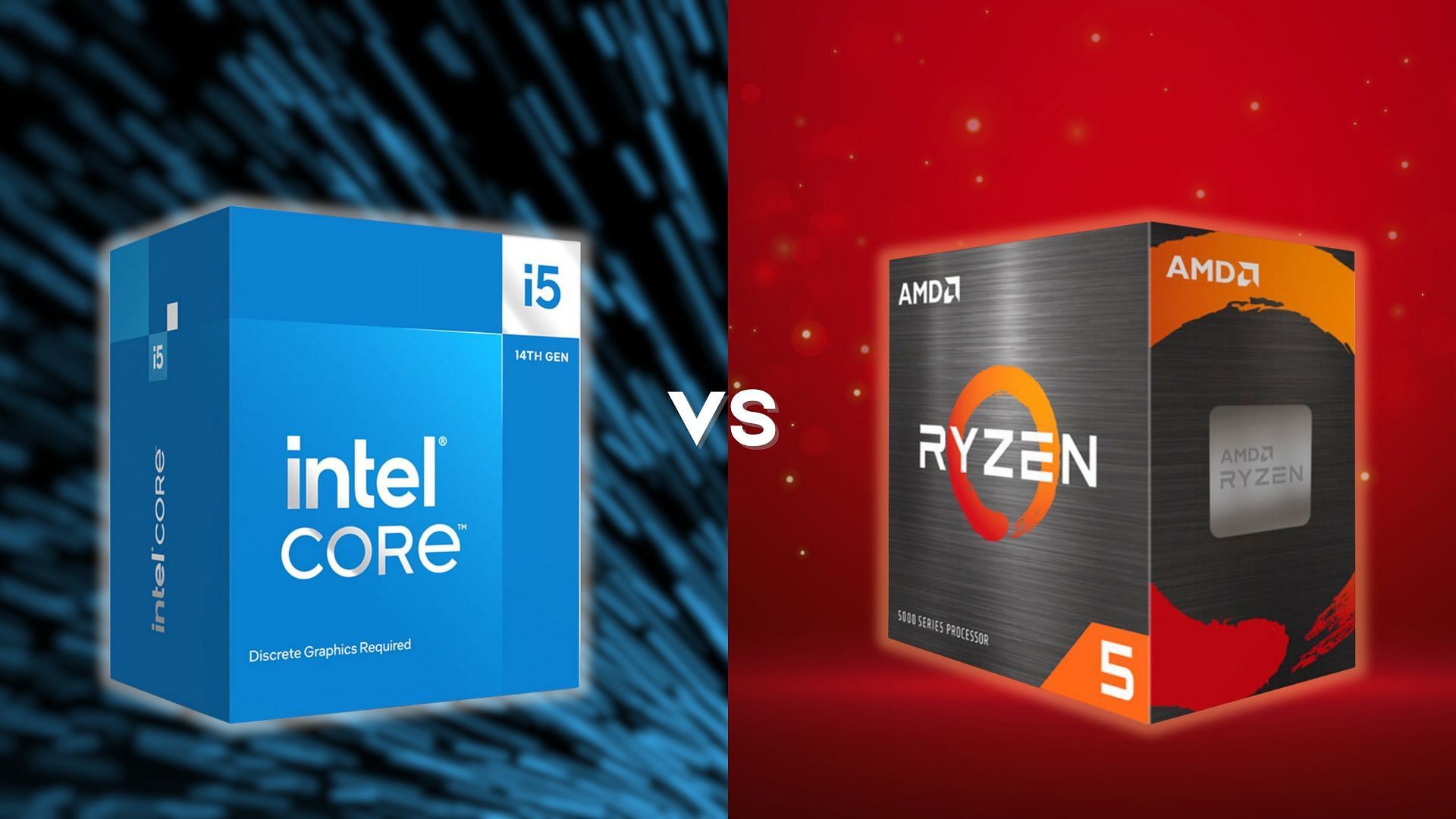 Ryzen 5 5600 vs Intel i5 14400